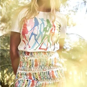 Weekend MaxMara x Drawbertson artwork T-Shirt